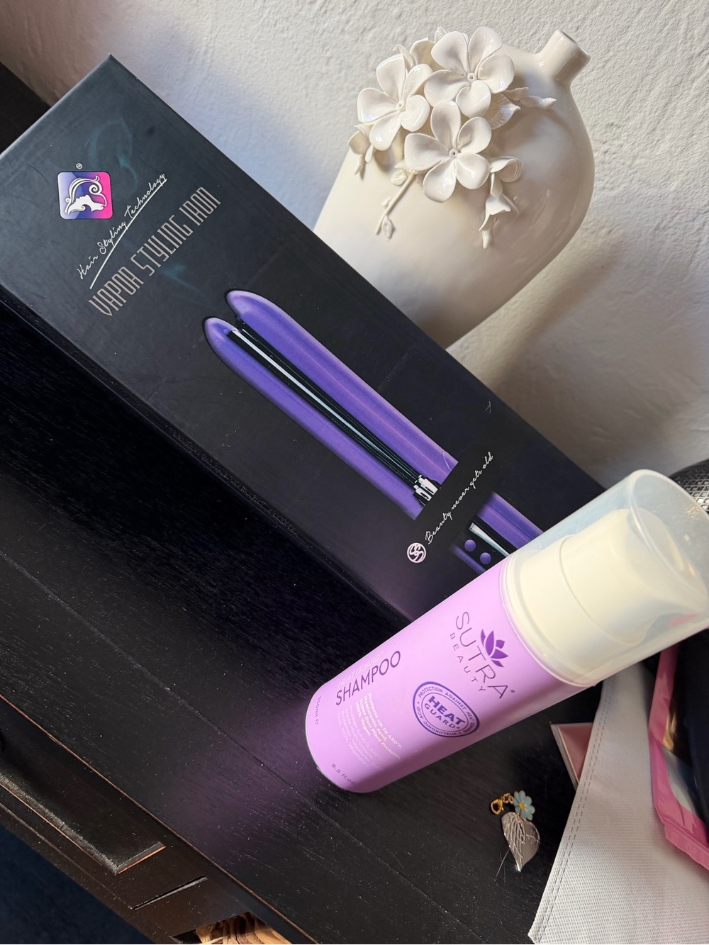 Vapor Hair Styling straightener - Purple